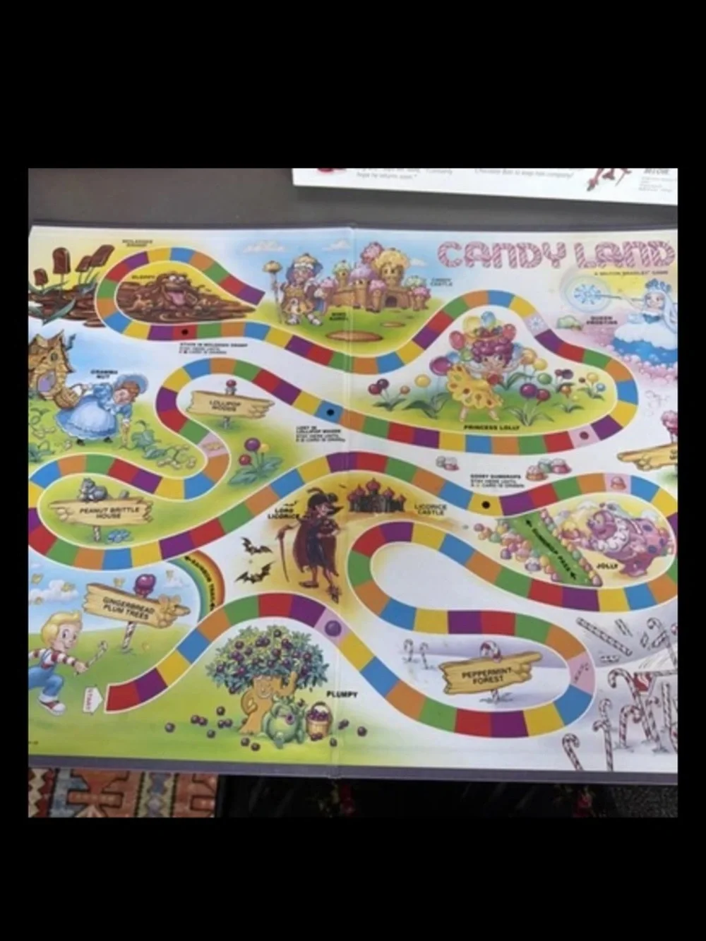 Vintage 1999 Candy Land Board Game Hasbro Candyland Missing 3 Cards Read As Is!